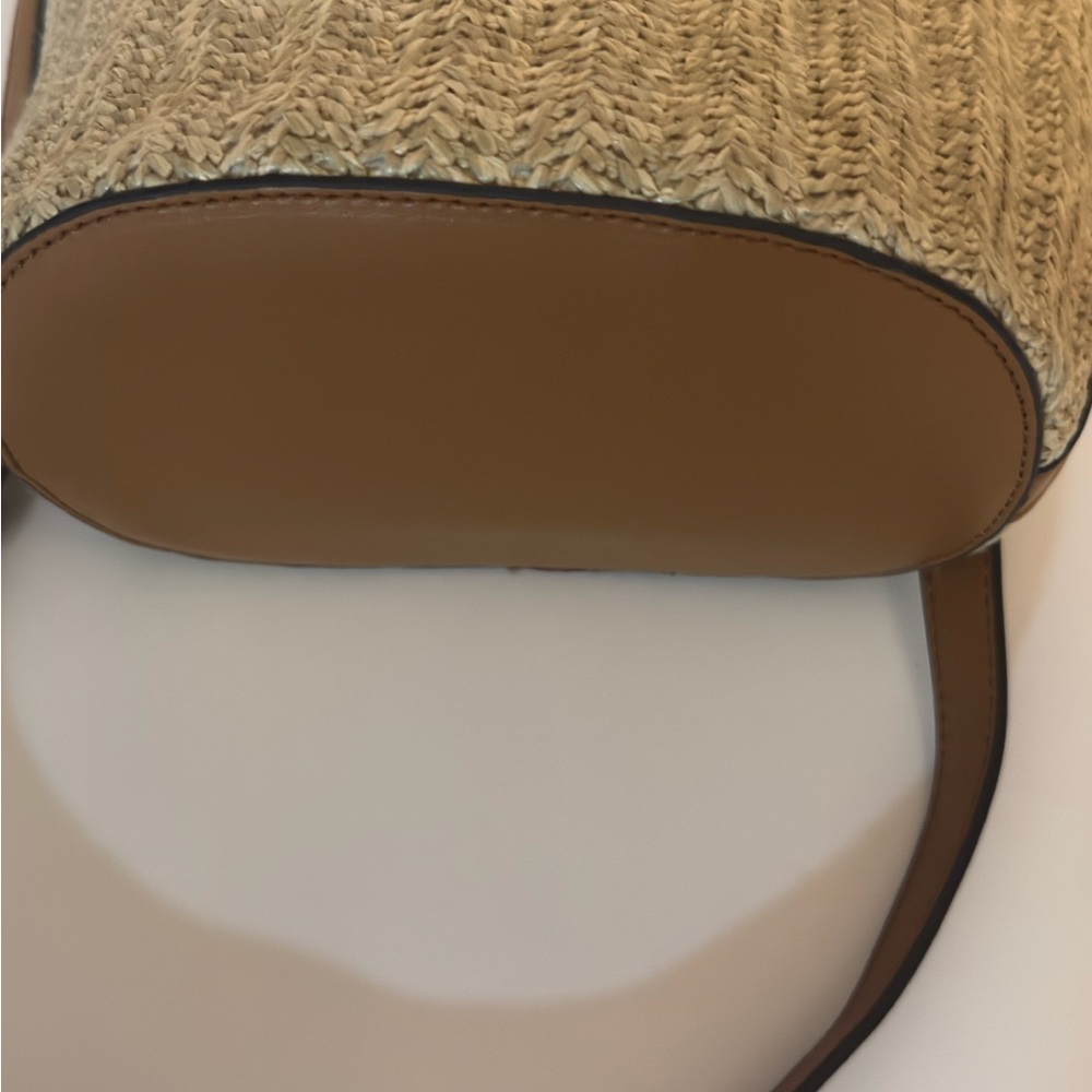 Nanette Lepore Tan Woven‎ Crossbody Bag - Picture 4 of 6